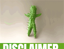 Tablet Screenshot of disclaimermag.com
